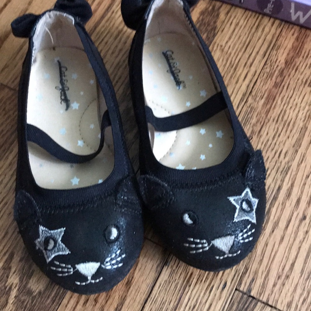 Cat & Jack black cat ballet flats